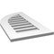 Ekena Millwork Quarter Round Top Left Surface Mount PVC Gable Vent w/ 3-1/2"W x 1"P Standard Frame, 16"W x 30"H GVPQL16X3001SF - alternate 4